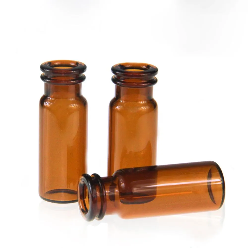 2mL Amber Glass Flat Base 11mm Snap Vial Wide Opening. .Thumbnail 1