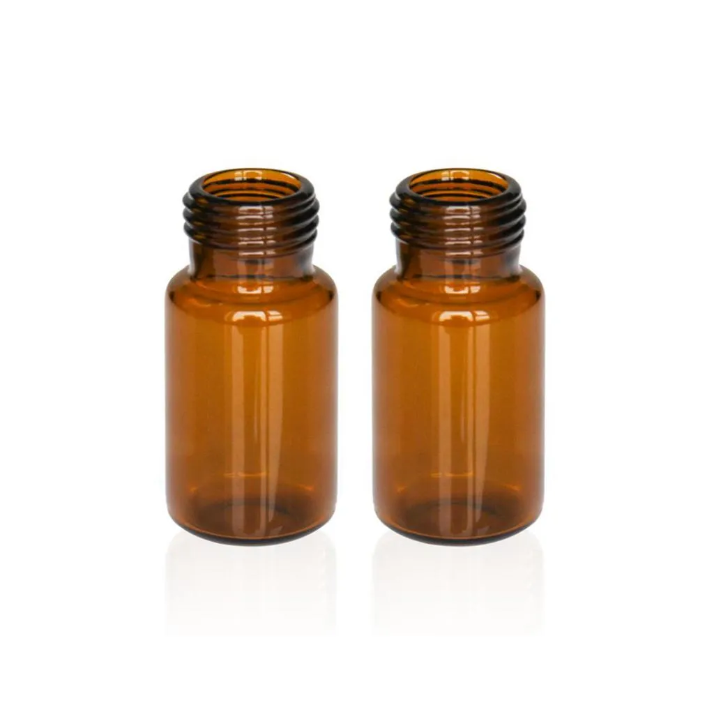 10mL Amber Glass 22.5x46mm Precision Screw Headspace Vial,Thumbnail 1