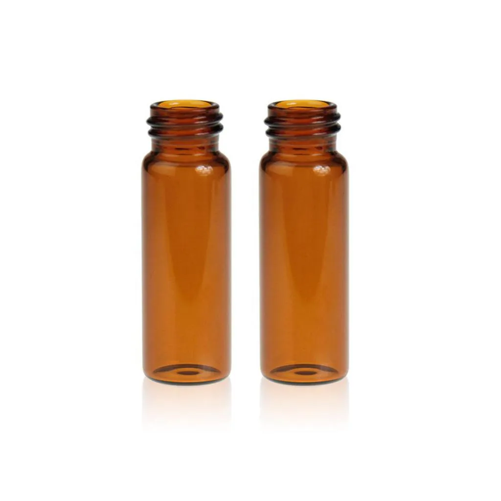4mL Amber Glass 15x45mm 13-425 Screw Thread Sample Vial.Thumbnail 1