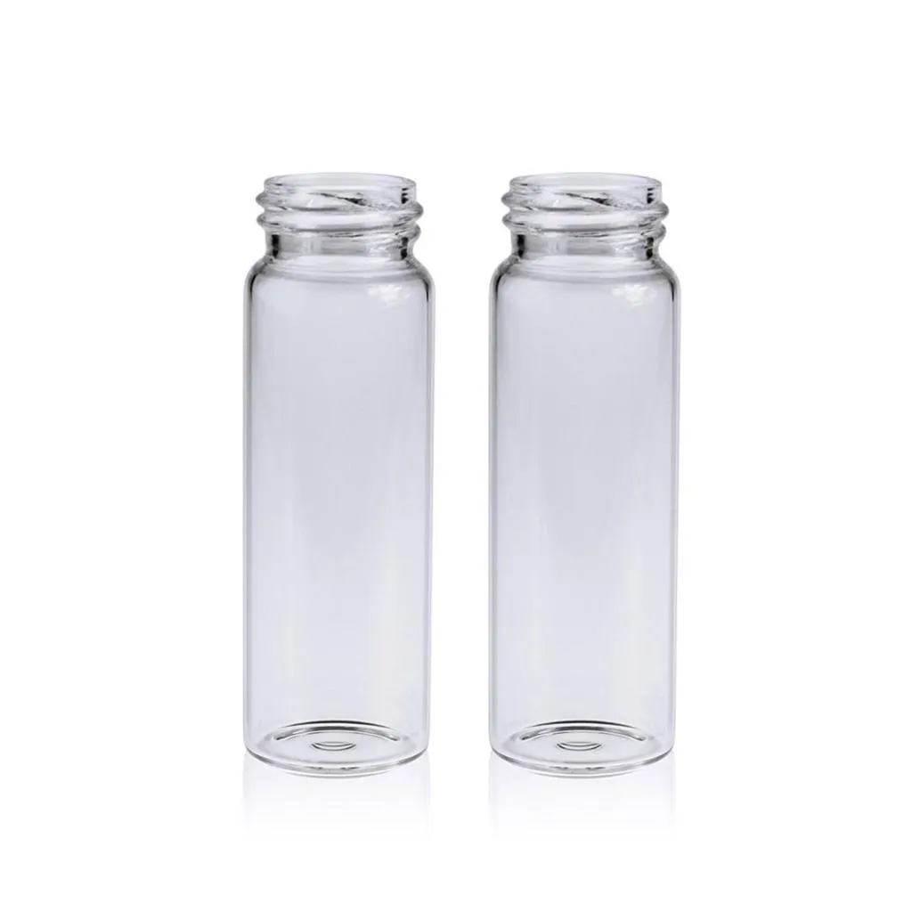 30mL Clear Glass 27.5x84mm 24-400 Screw Thread Sample Vial.Thumbnail 1