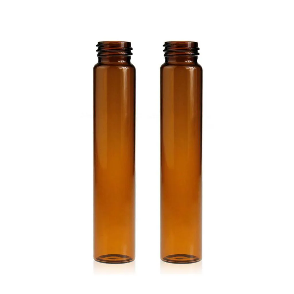 60mL Amber Glass 27.5x140mm 24-400 Screw Thread Sample Vial.Thumbnail 1