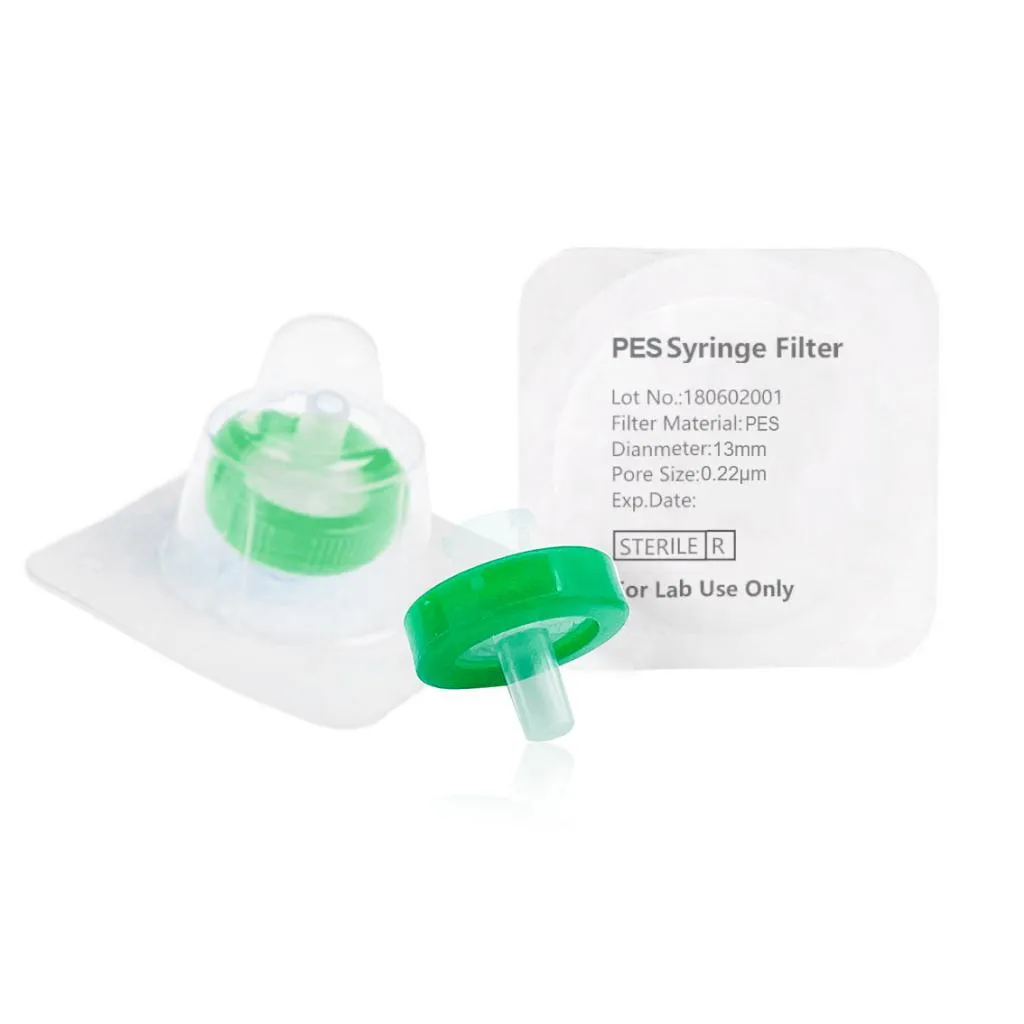 Syringe Filter, PES, Sterile, Dia. 13mm, Pore 0.22µmThumbnail 1