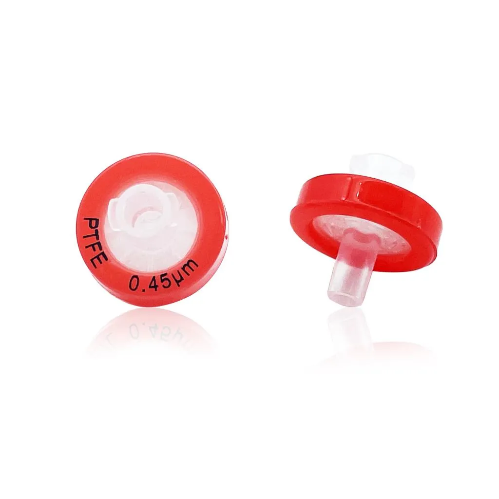 Syringe Filter, Double layers, Hydrophobic PTFE, Dia. 13mm, Pore 0.45µmThumbnail 1