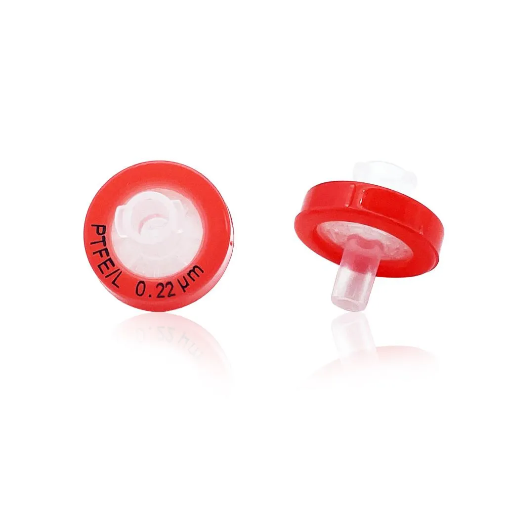 Syringe Filter, Double layers, Hydrophilic PTFE, Dia. 13mm, Pore 0.22µmThumbnail 1