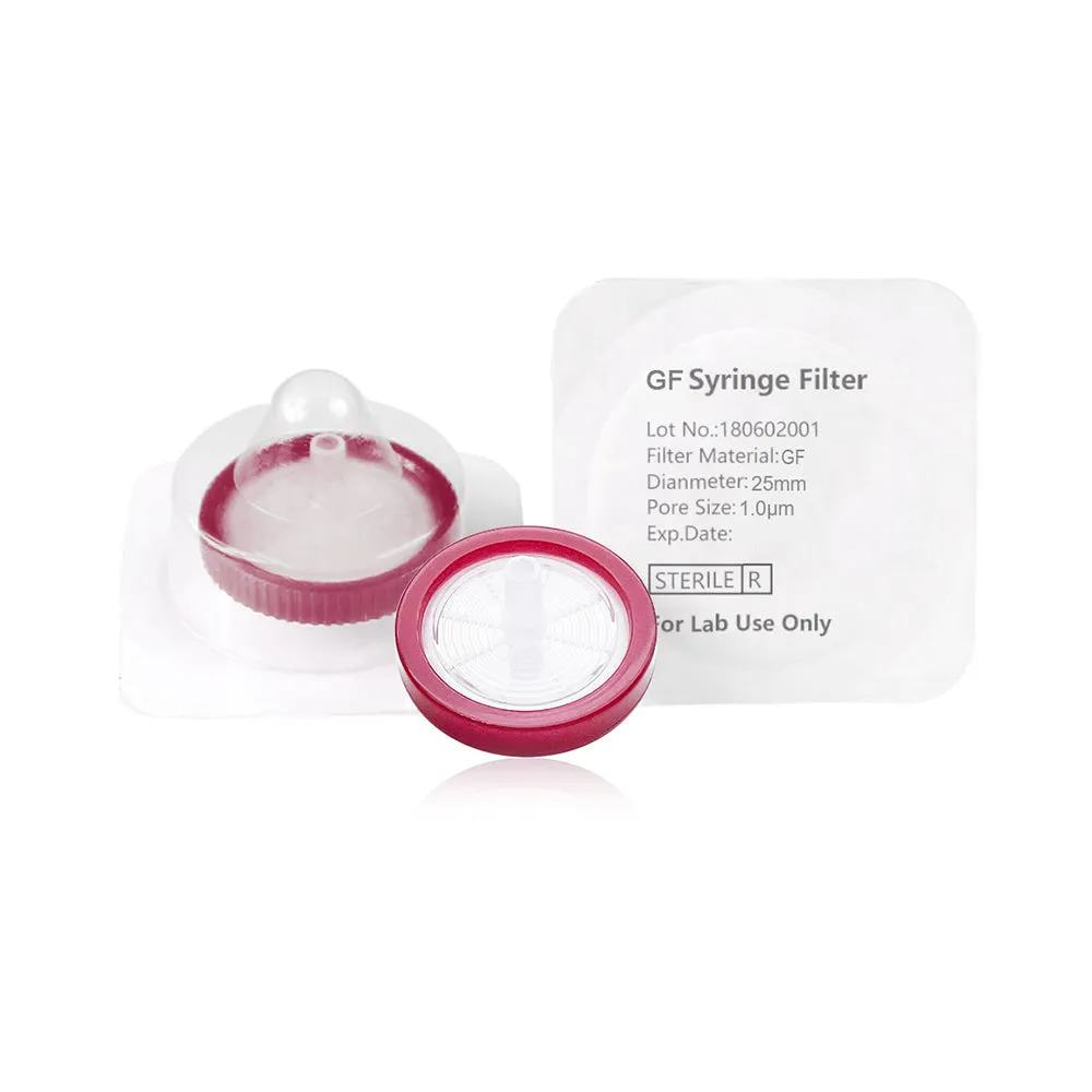 Syringe Filter, GF,  Sterile, Dia. 25mm, Pore 1.0µmThumbnail 1
