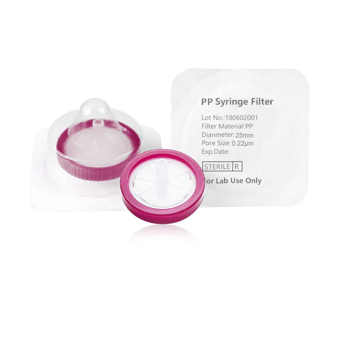 Syringe Filter, PP, Sterile, Dia. 25mm, Pore 0.22µmThumbnail 1