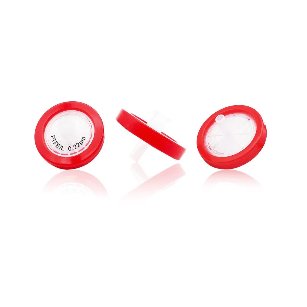 Syringe Filter, Double layers, Hydrophilic PTFE, Dia. 33mm, Pore 0.22µmThumbnail 1
