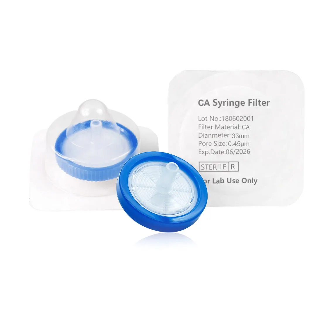 Syringe Filter, CA, Sterile, Dia. 33mm, Pore 0.45µmThumbnail 1